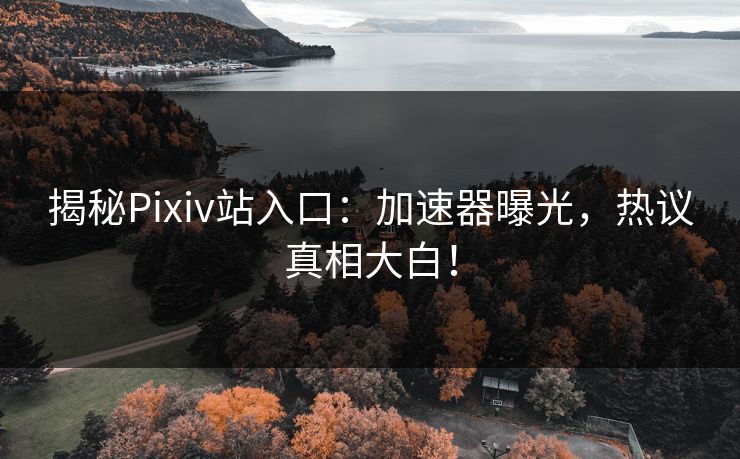 揭秘Pixiv站入口：加速器曝光，热议真相大白！