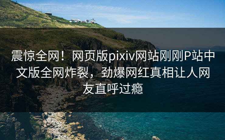 震惊全网！网页版pixiv网站刚刚P站中文版全网炸裂，劲爆网红真相让人网友直呼过瘾